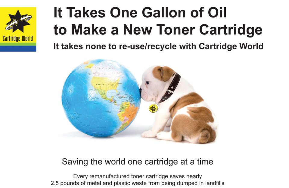 Cartridge World Environmentally Friendly