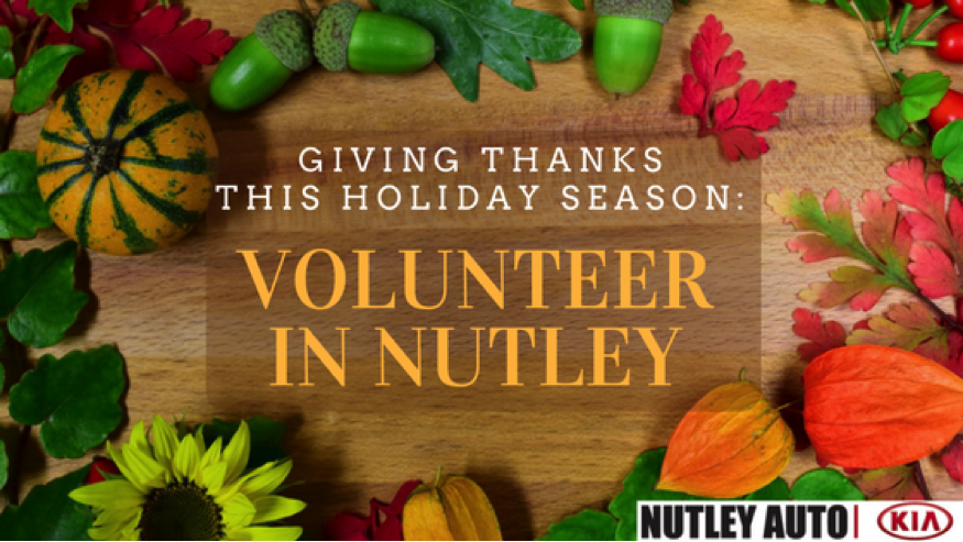 Giving Thanks: Volunteer In Nutley