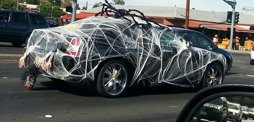 spiderweb car