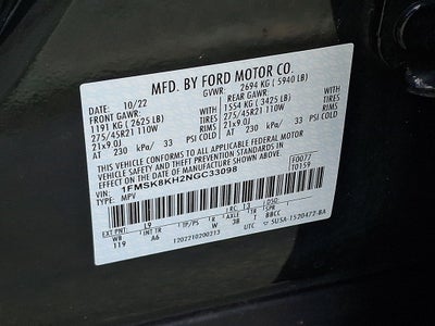 2022 Ford Explorer ST-Line