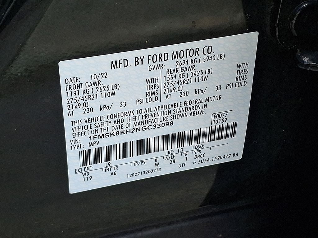 2022 Ford Explorer ST-Line