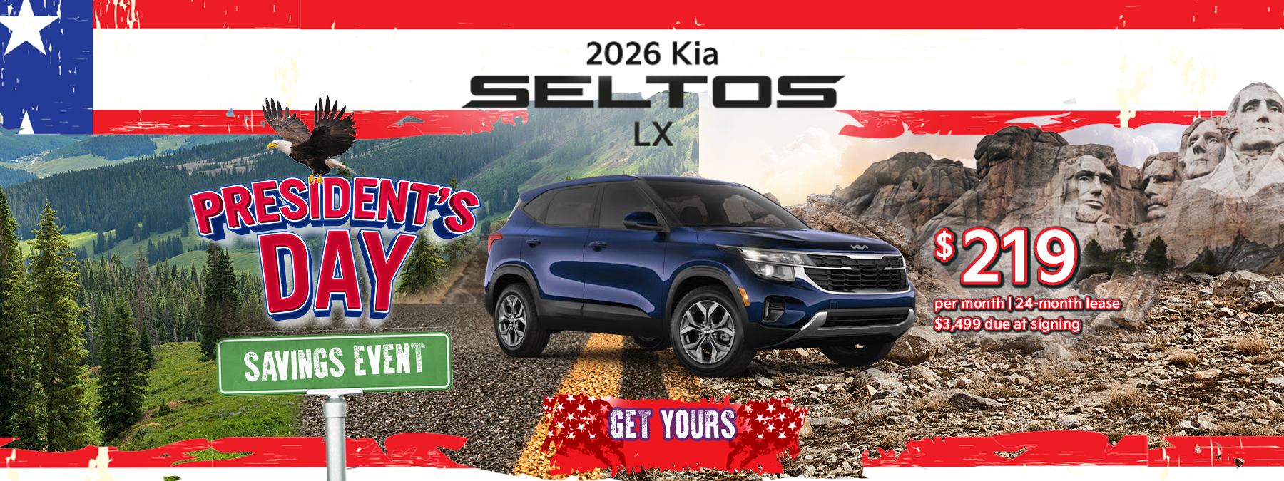 2026 Seltos LX President's Day Savings Event