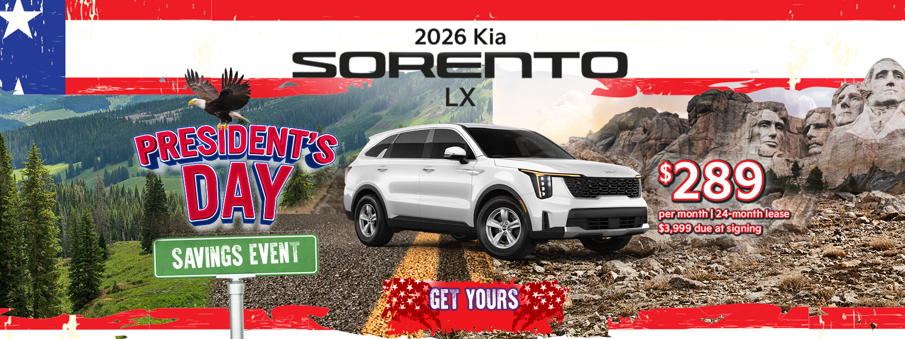 2026 Sorento LX President's Day Savings Event